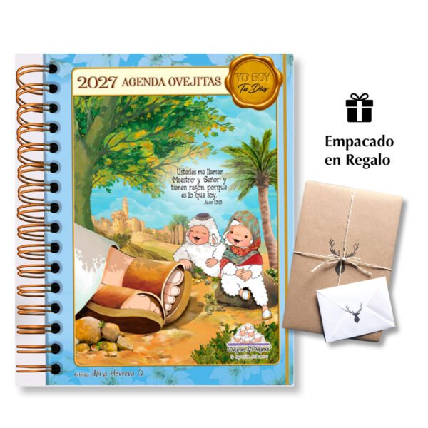 Agenda Ovejitas 2027 - Yo soy tu Dios - Azul