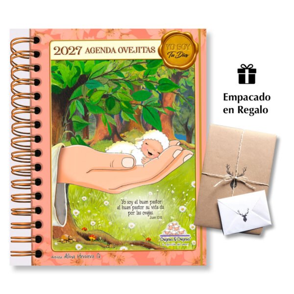 Agenda Ovejitas 2027 - Yo soy tu Dios - Rosa