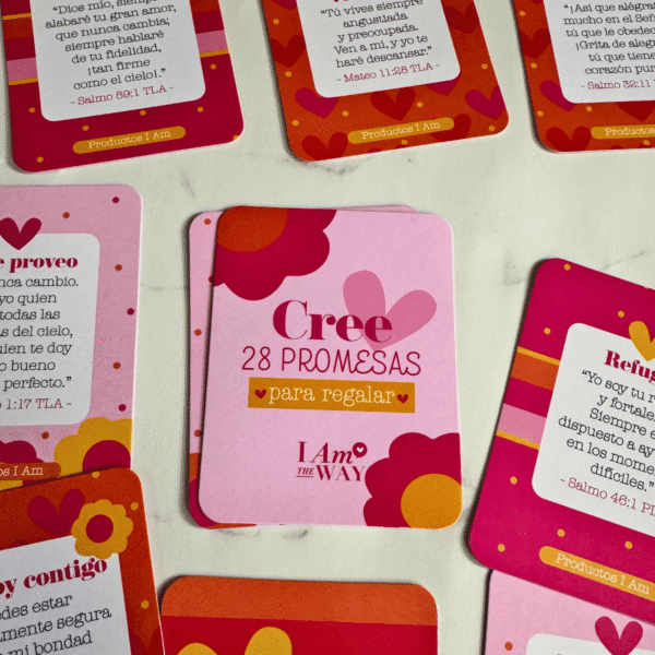 Promesas Cree – Paquete de 28 promesas bíblicas para regalar - Productos I AM
