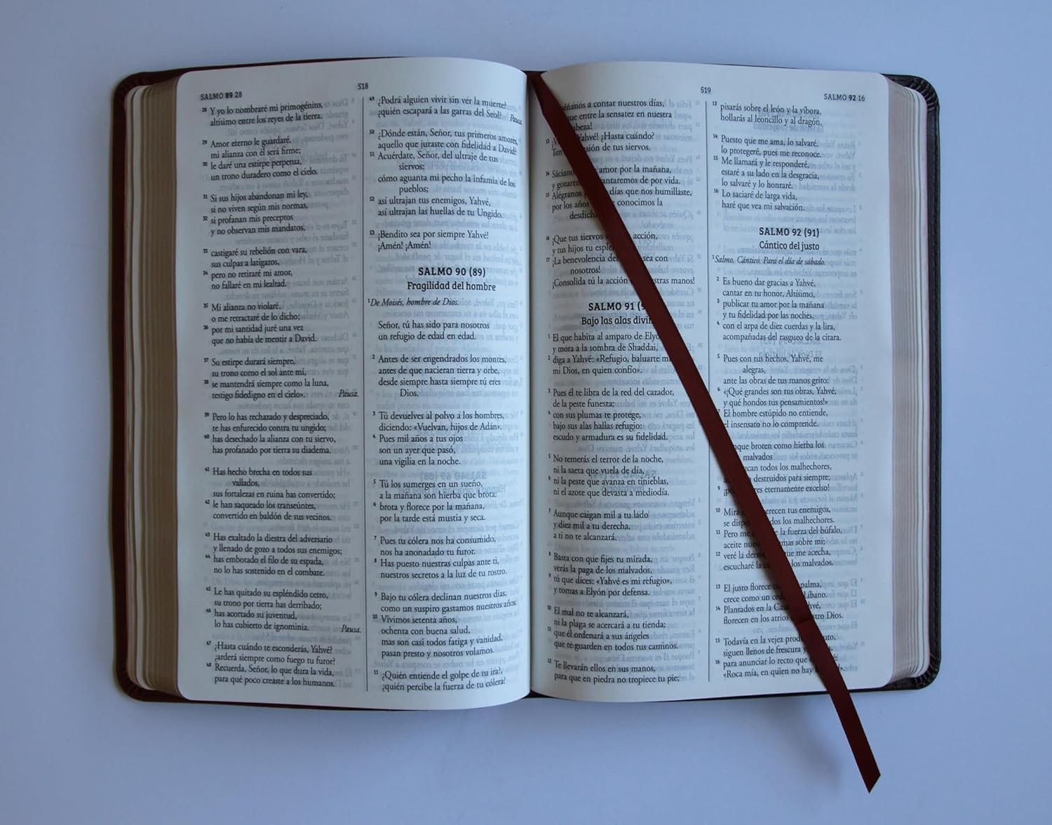 Biblia Católica Biblia de Jerusalén Latinoamericana símil piel marrón - Imagen 5