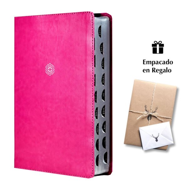 Biblia de estudio para la mujer RVR60Leathersoft Orquídea Con índice Interior a color -  Verdad, esperanza y transformación para el corazón