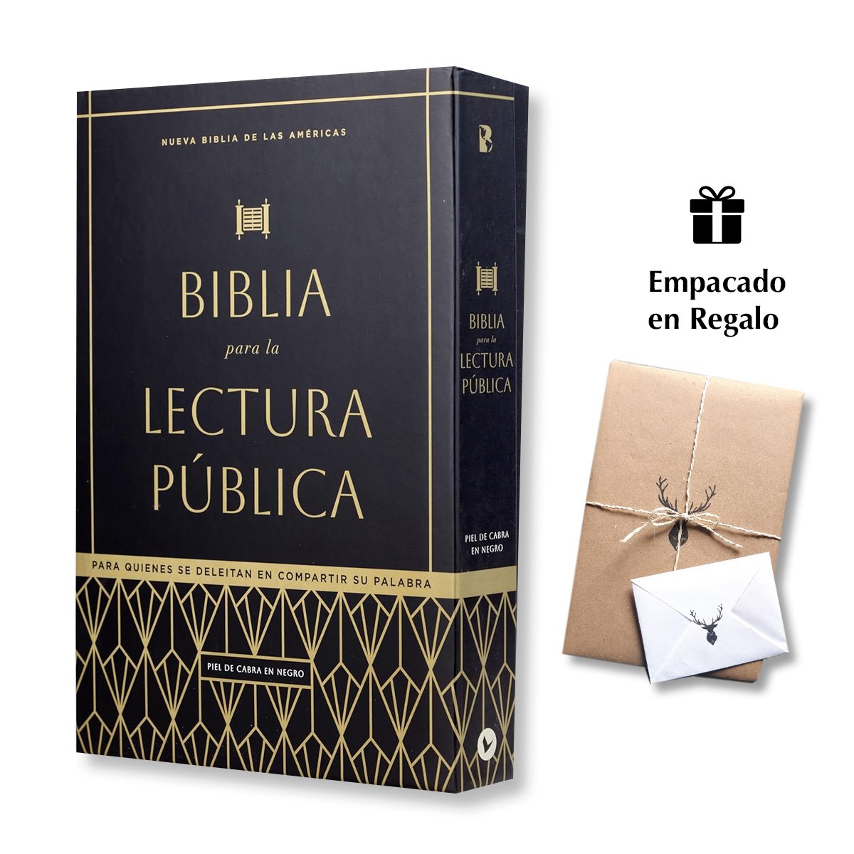 Biblia para la lectura pública NBLA Versificada Letra gigante Piel de cabra Negro: Para quienes se deleitan en compartir Su Palabra