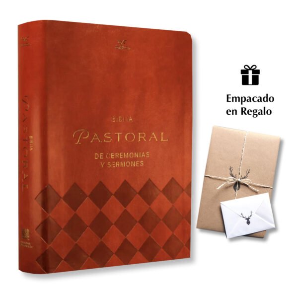 Biblia de Estudio RVC Letra Grande Pastoral Ceremnias y Sermones Imitación Piel Marrón