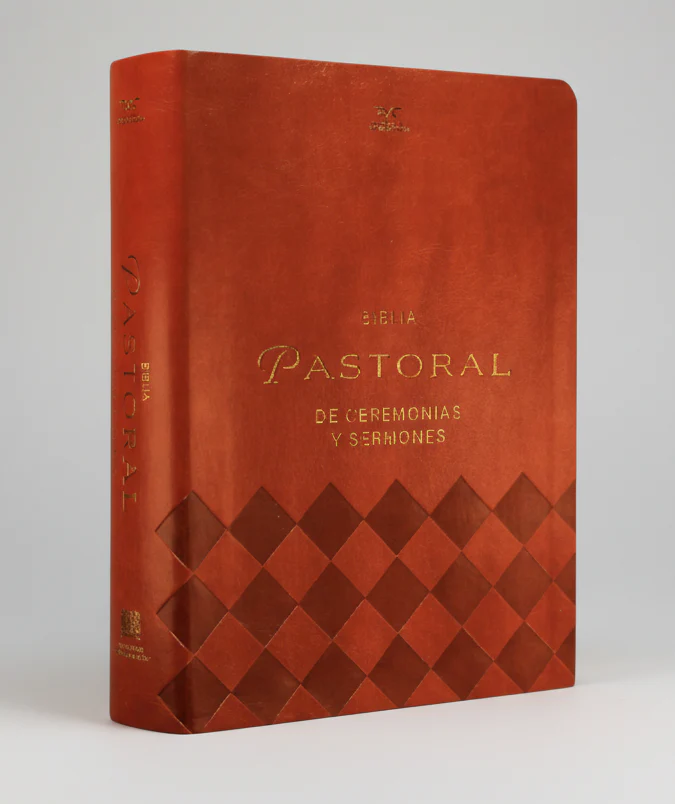 Biblia de Estudio RVC Letra Grande Pastoral Ceremnias y Sermones Imitación Piel Marrón - Imagen 4