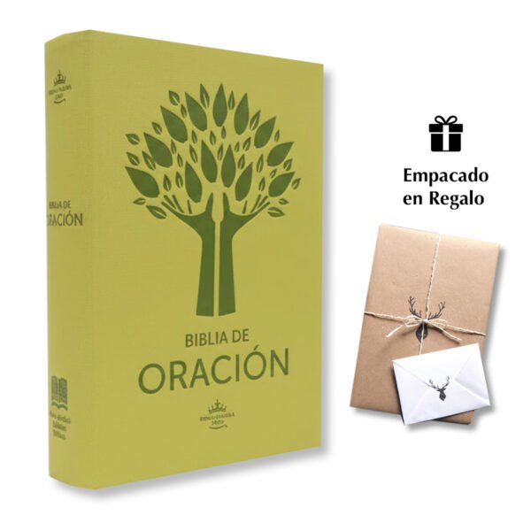 Biblia RVC Letra Grande de Oraciones Imitación Piel Verde