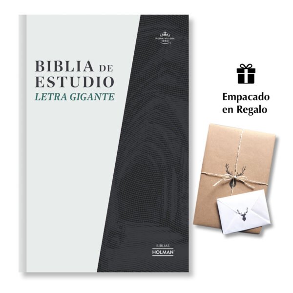 Biblia RVR 1960 de Estudio Letra Gigante tapa dura