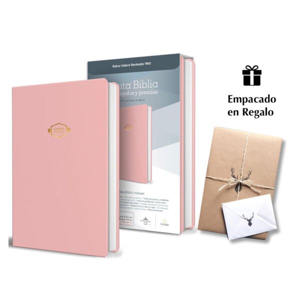 Biblia RVR 1960 para Regalos y Premios, rosada