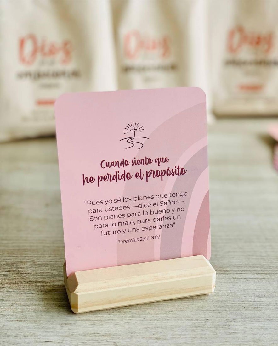 Dios en mis emociones – Mujeres | 30 tarjetas con versículos y oraciones - Paper Ink - Imagen 3