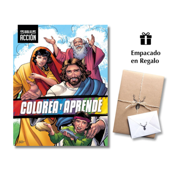 Colorea y Aprende - La Biblia en Acción