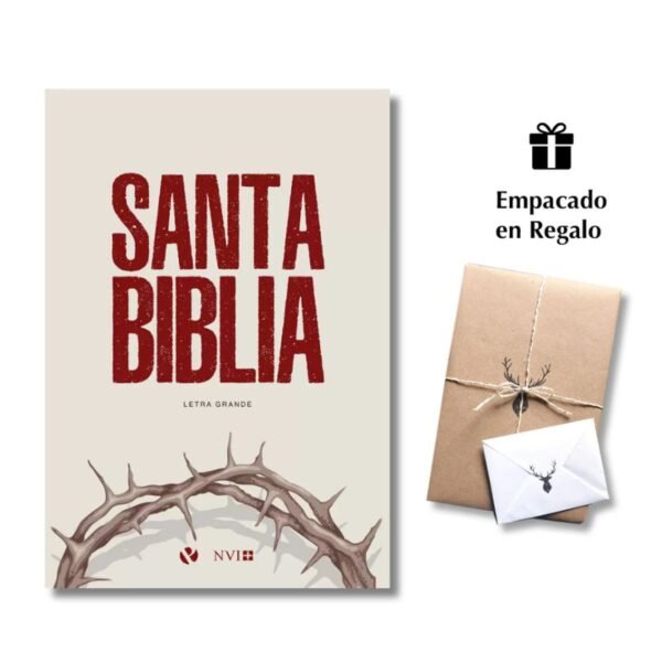 Biblia NVI – Letra Grande - Tapa dura Corona de espinas