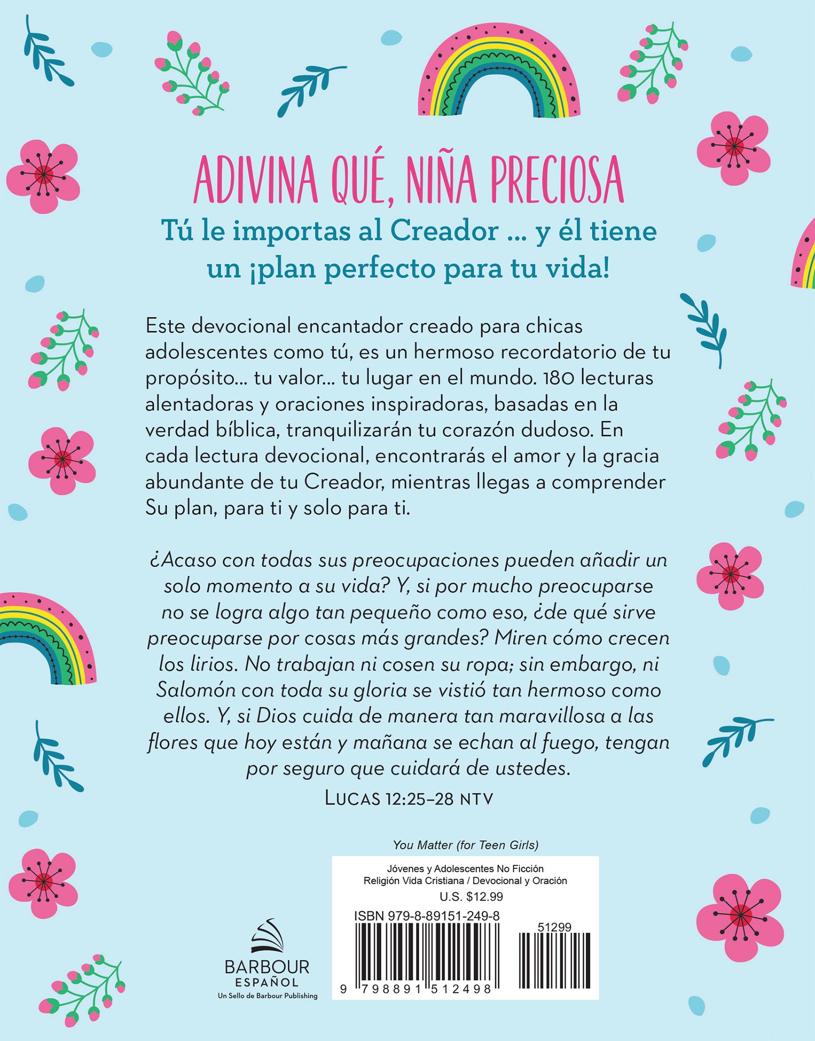 Tú Importas - Devociones y oraciones para el corazón de una joven - Imagen 3