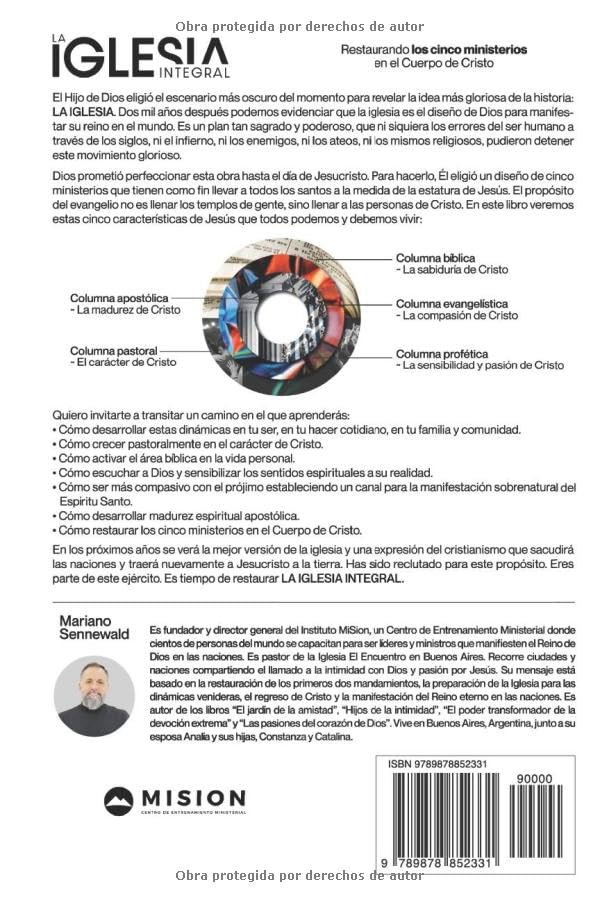 La Iglesia Integral: Restaurando los 5 ministerios en el Cuerpo de Cristo - Mariano Sennewald - Imagen 2