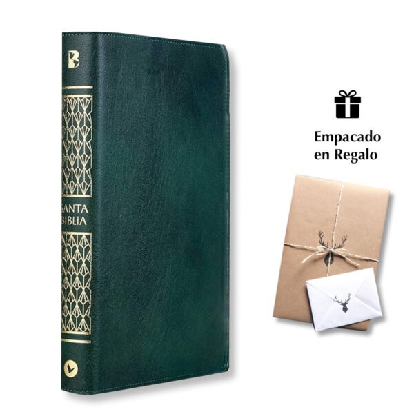 Biblia NBLA Para La Lectura Publica Verde Versificada LG Piel De Cabra
