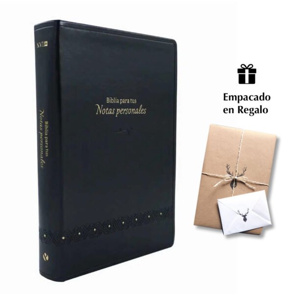 Biblia para tus Notas Personales NVI – Imitacion Piel Negro