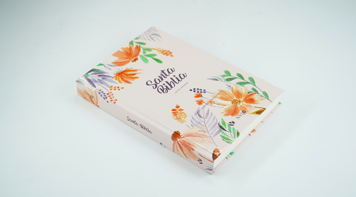 Biblia NVI – Letra Grande Floral - Tapa dura - Imagen 2
