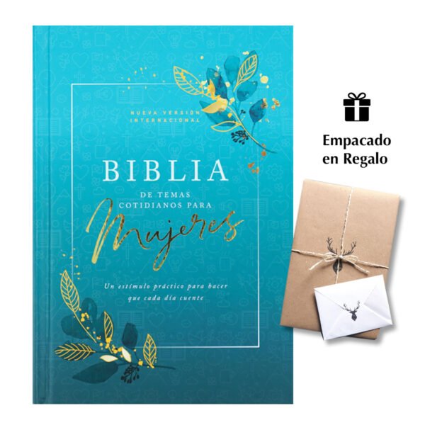 Biblia Temas Cotidianos Para Mujeres, Tapa dura, Turquesa