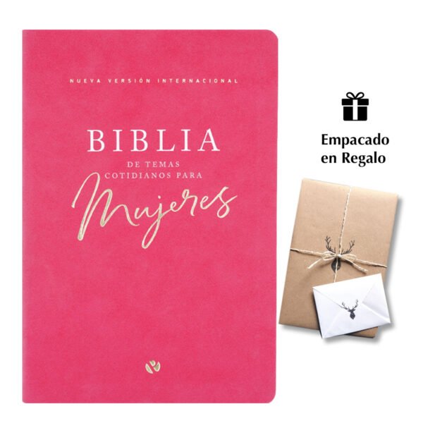 Biblia Temas Cotidianos Para Mujeres NVI Piel especial Rosa