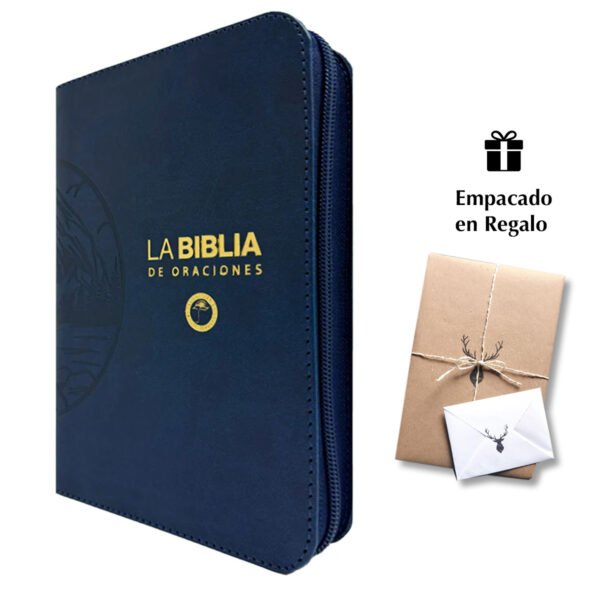 Biblia de Oraciones TLA Letra Grande Azul