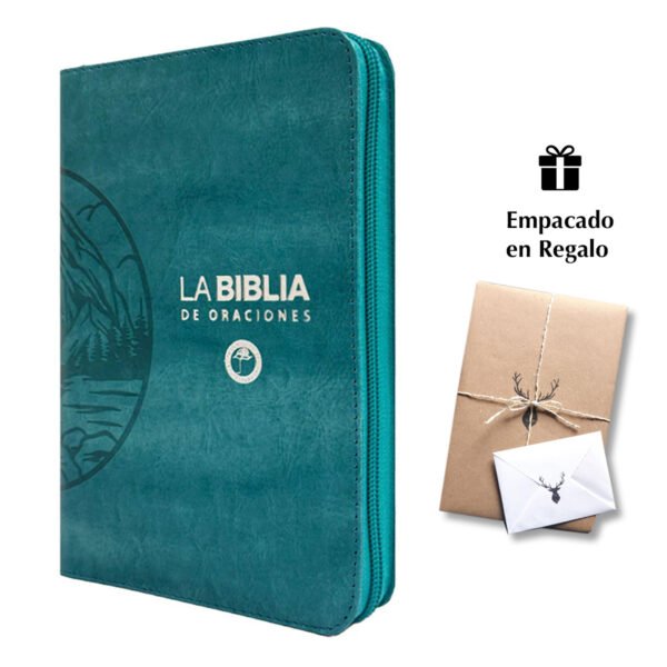 Biblia de Oraciones TLA Letra Grande Agua Marina