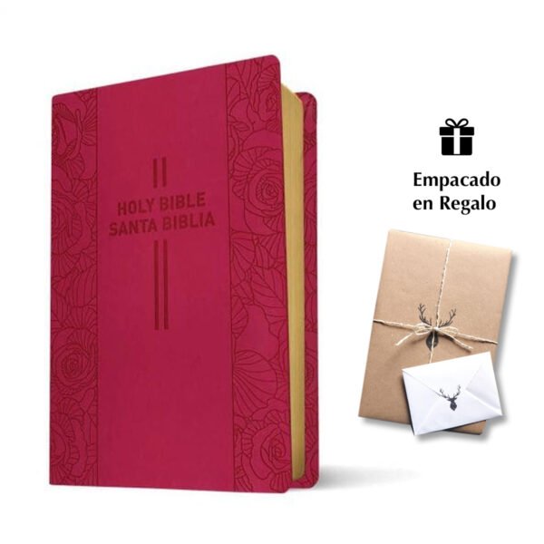 Biblia Bilingue NLT-NTV Senti Piel Rosa