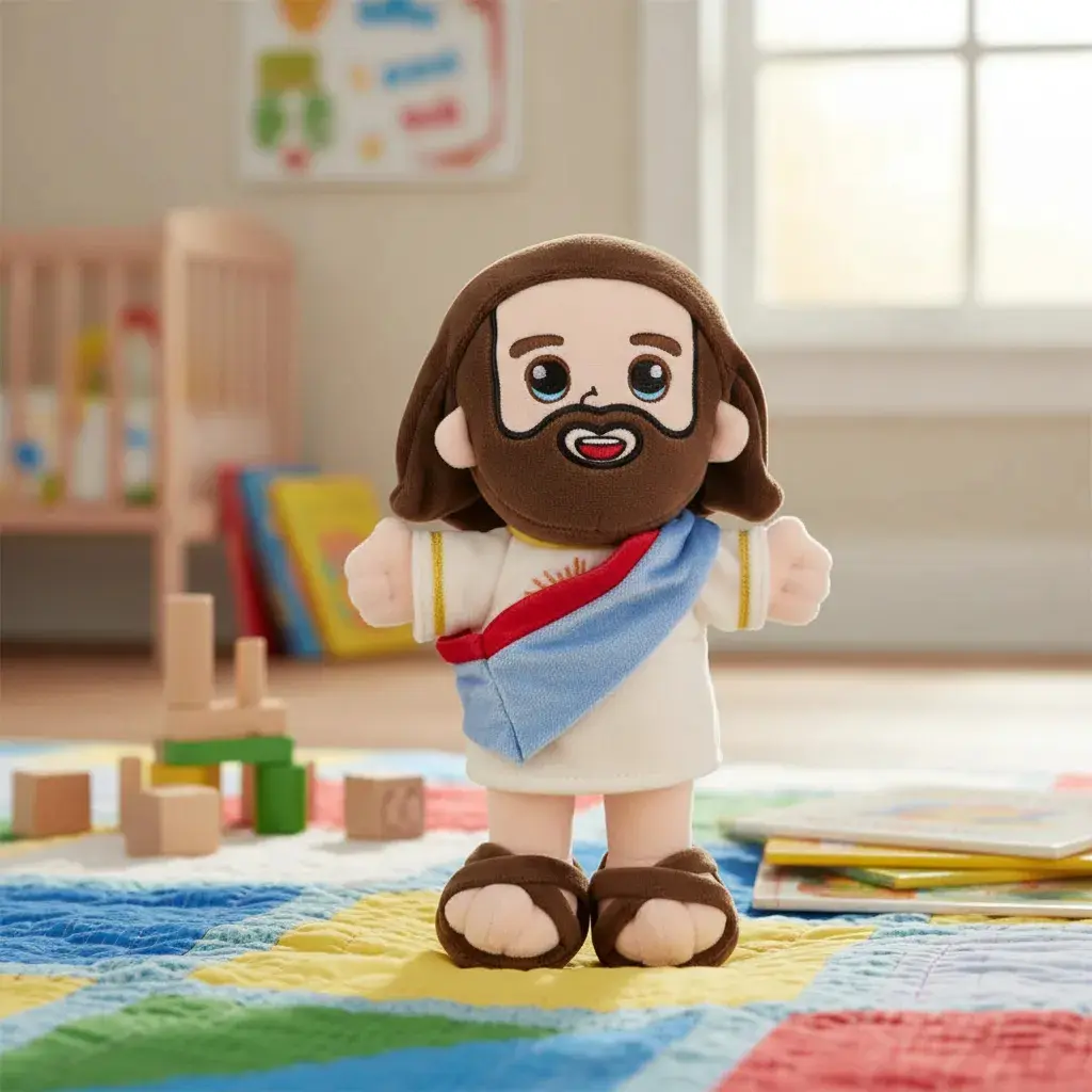 Peluche de Jesús - canta el Padre Nuestro - Imagen 2