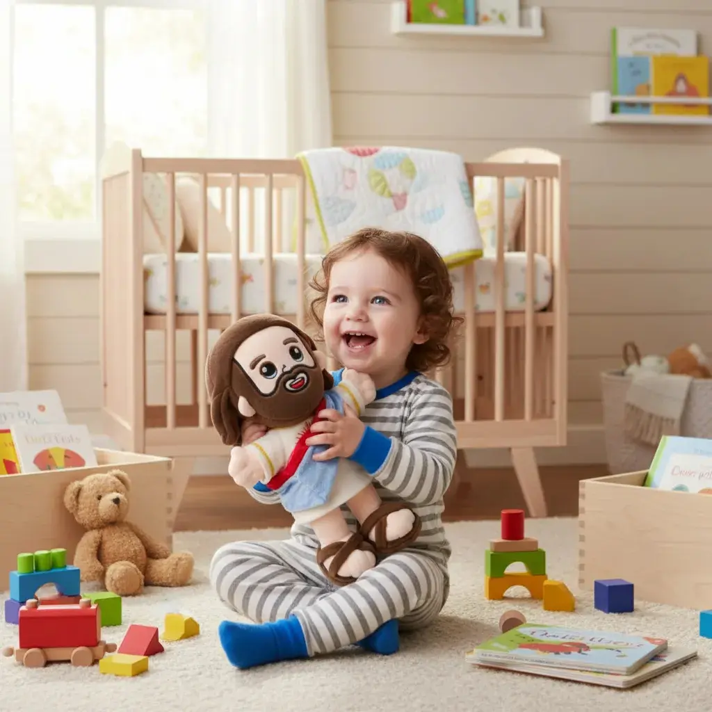 Peluche de Jesús - canta el Padre Nuestro - Imagen 3