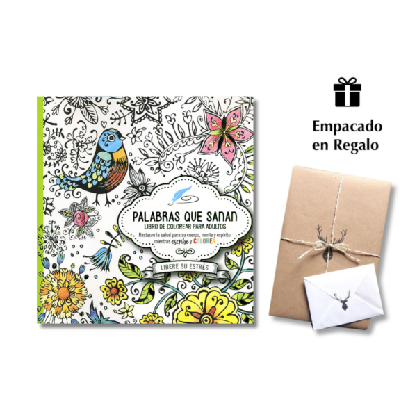 Palabras que Sanan – Libro de Colorear para Adultos