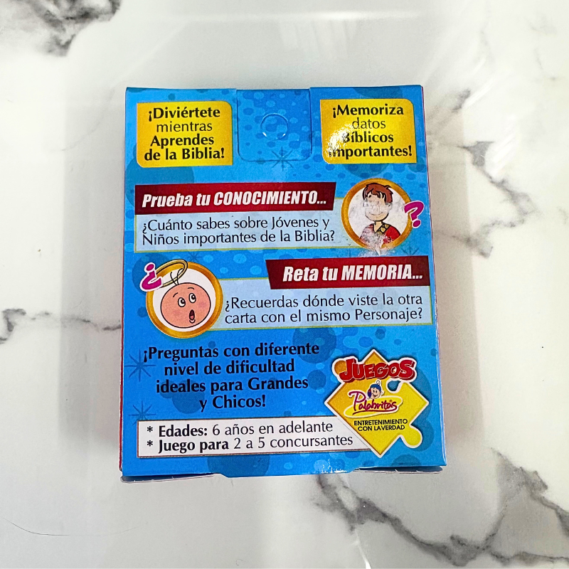 Juego de Preguntas y Respuestas Bíblicas: Jóvenes y Niños de la Biblia - Palabritas - Imagen 4