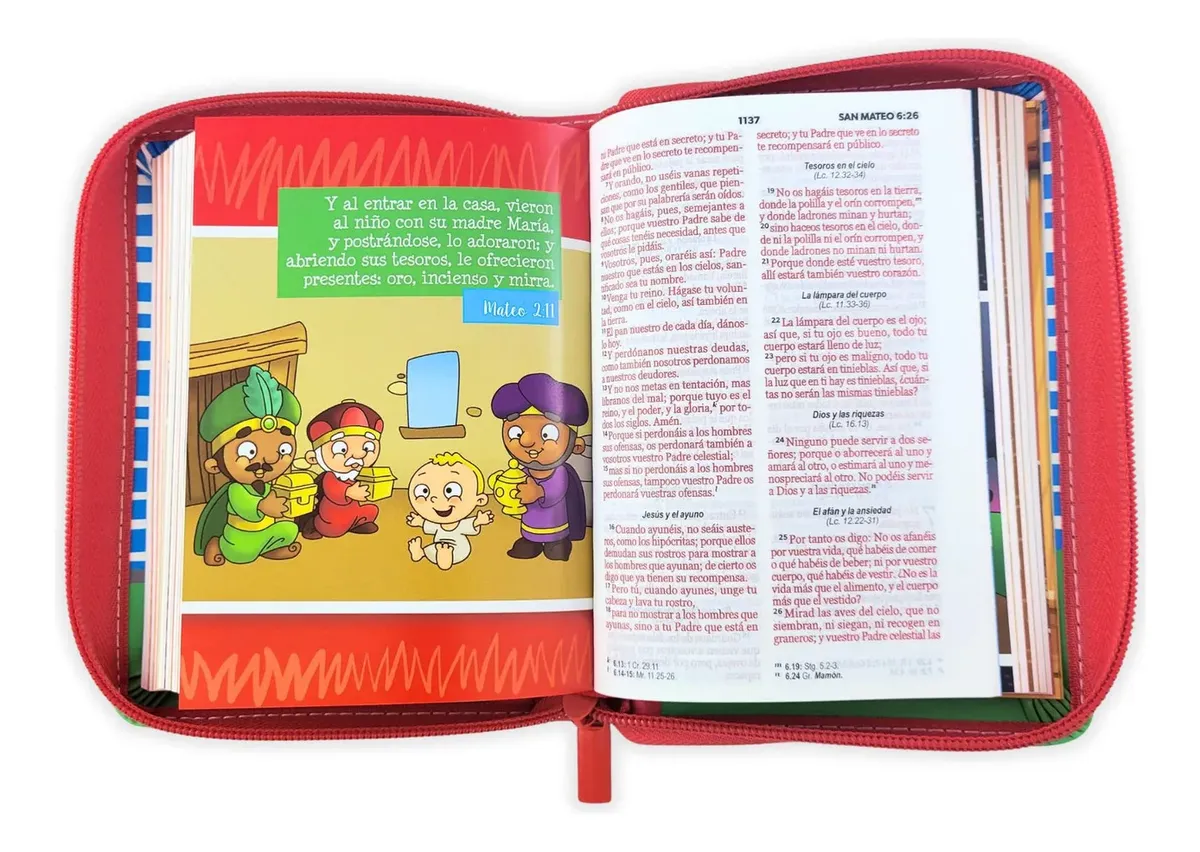 Biblia mi gran viaje para niños – Reina Valera - cierre con manija - Imagen 5