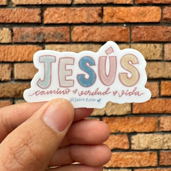 Jesús, camino, verdad y vida – Juan 14:6 ✨💙💛 - Sticker
