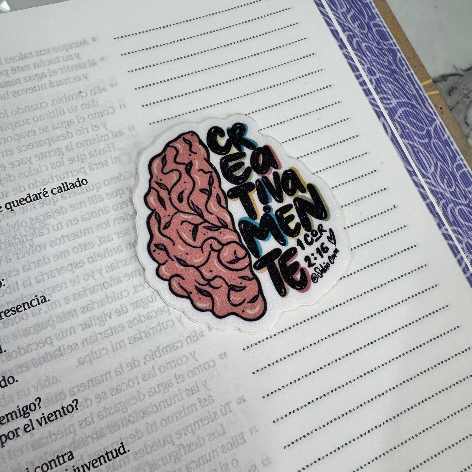 Creativamente – 1 Corintios 2:16 🧠🎨 - Sticker - Imagen 2