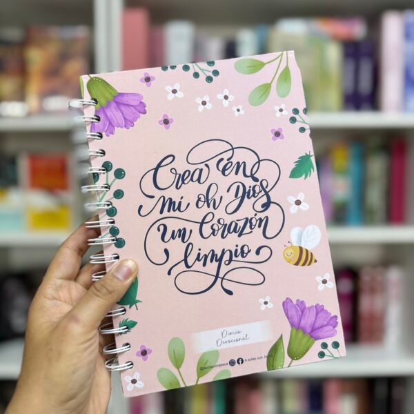 Diario Devocional “Crea en mí un Corazón Limpio”  – Rosa – A solas con Jesús