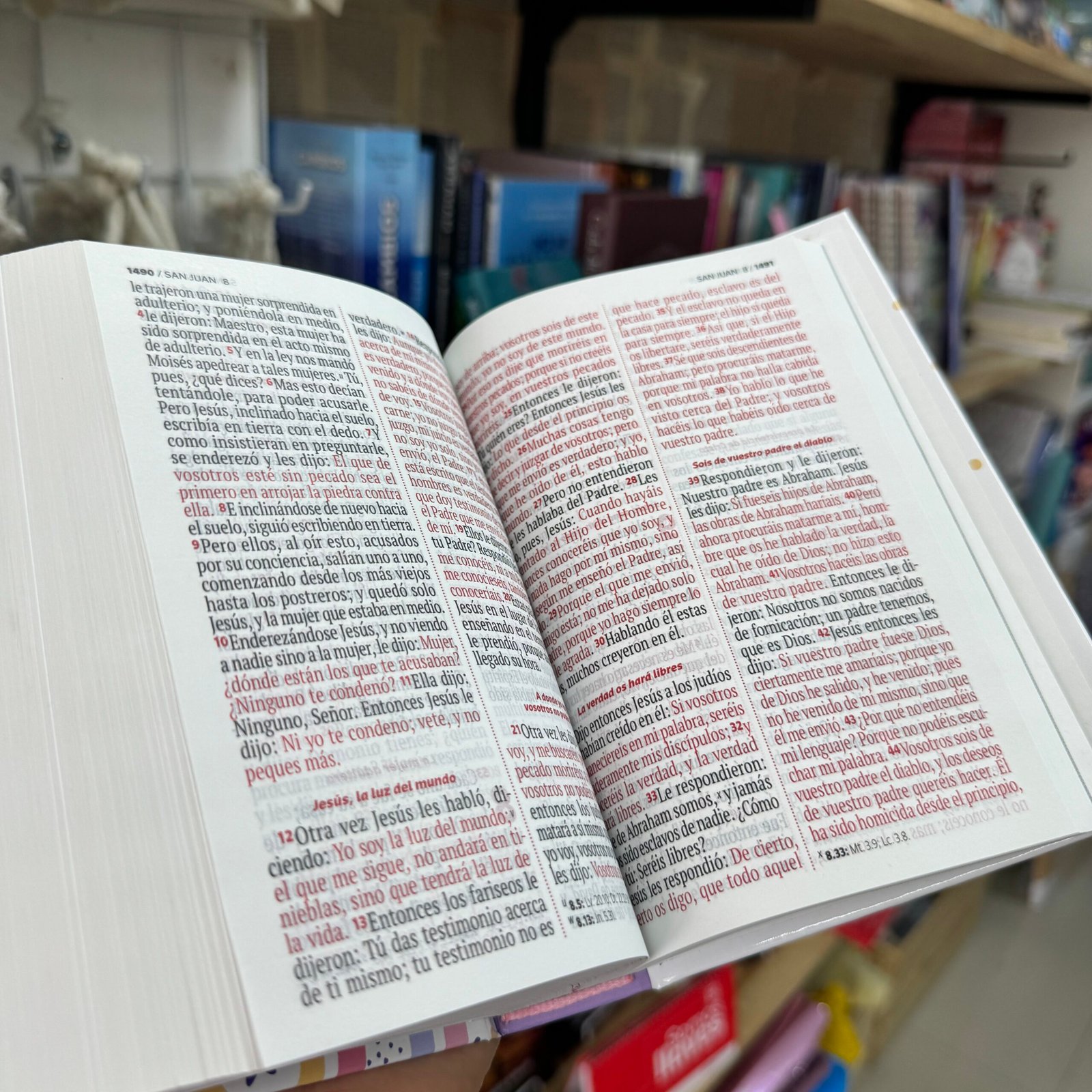 Biblia mediana RVR Letra Grande Arcoíris Tapa Dura - Imagen 4