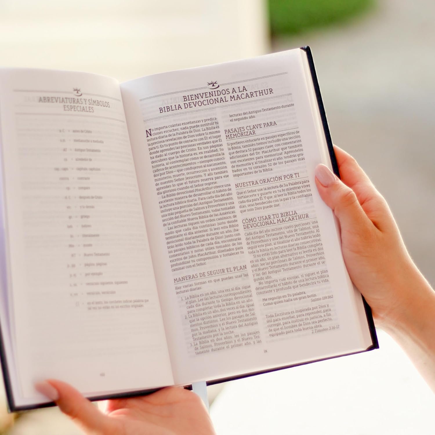 Biblia devocional MacArthur NBLA Tapa dura Comfort Print - Imagen 3