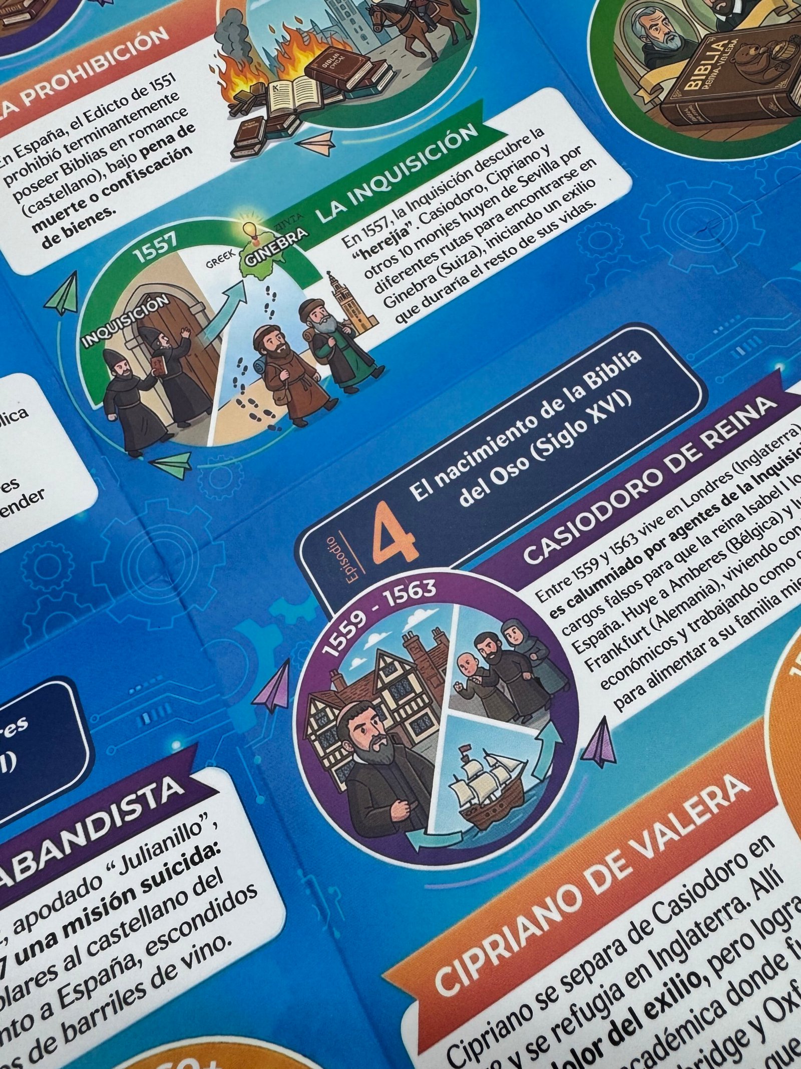 📖 Folleto Conoce la Historia de la Biblia del Oso - Wishalom - Imagen 3