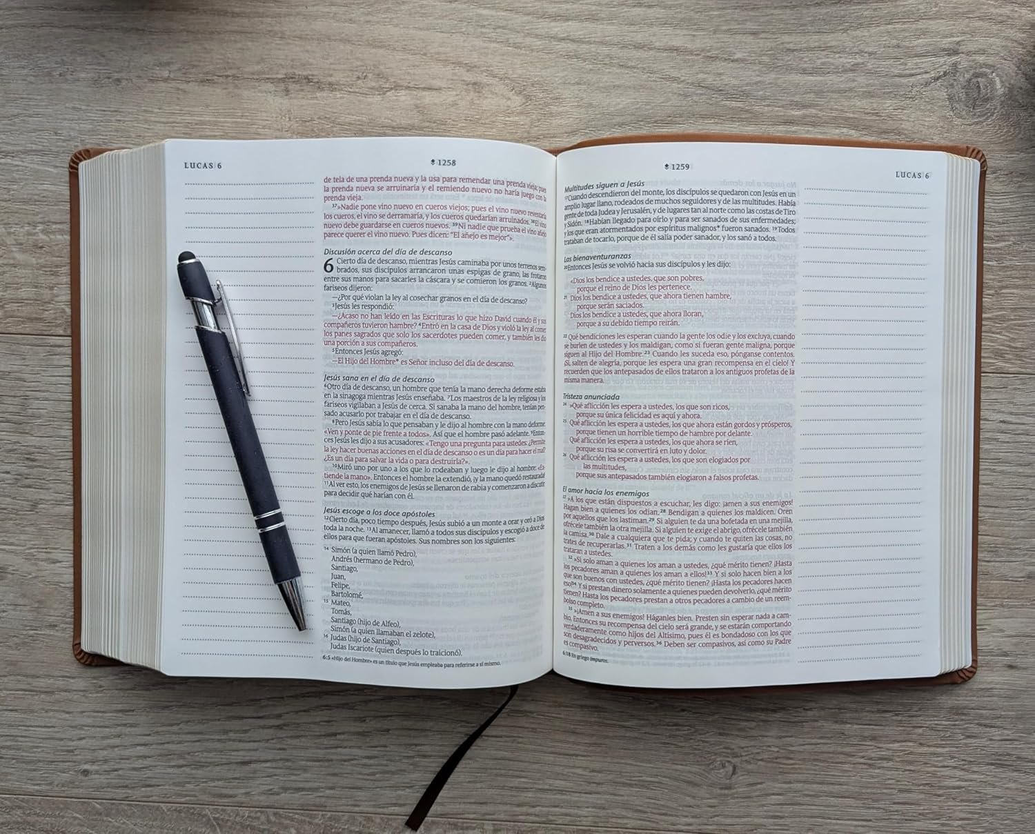 Biblia NTV Margen Amplio Cafe Leon con Filament - Imagen 4