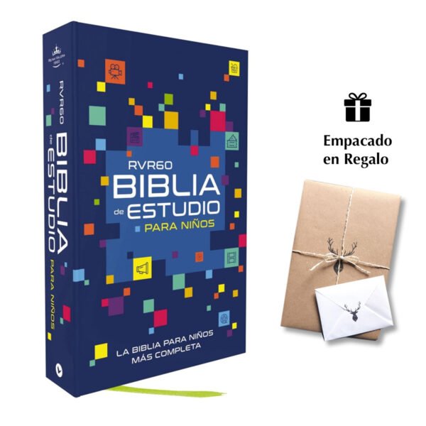 Biblia de estudio para niños RVR60 Tapa dura: La Biblia para niños más completa
