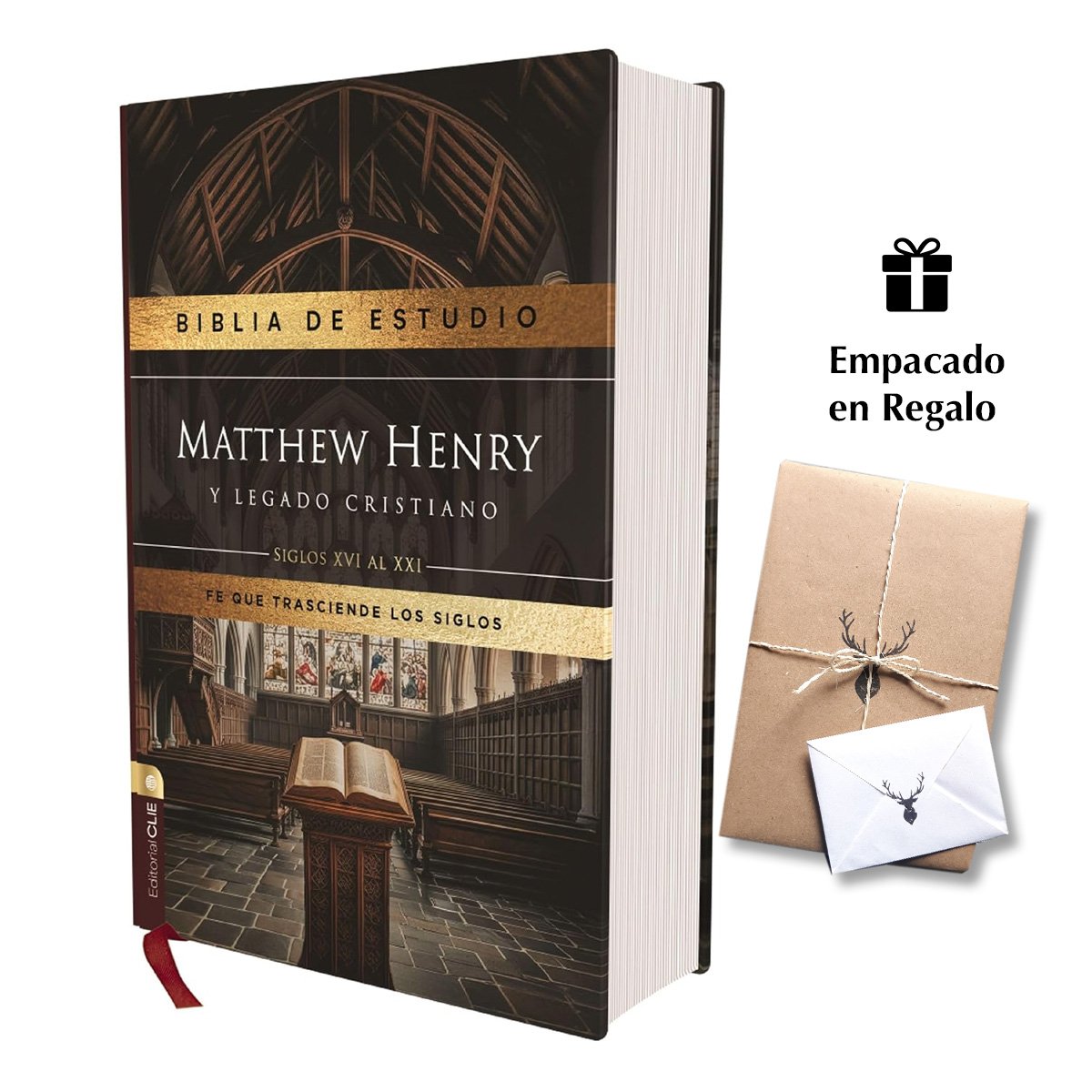 Biblia de estudio Matthew Henry y legado cristiano RVR Tapa dura Interior a dos colore
