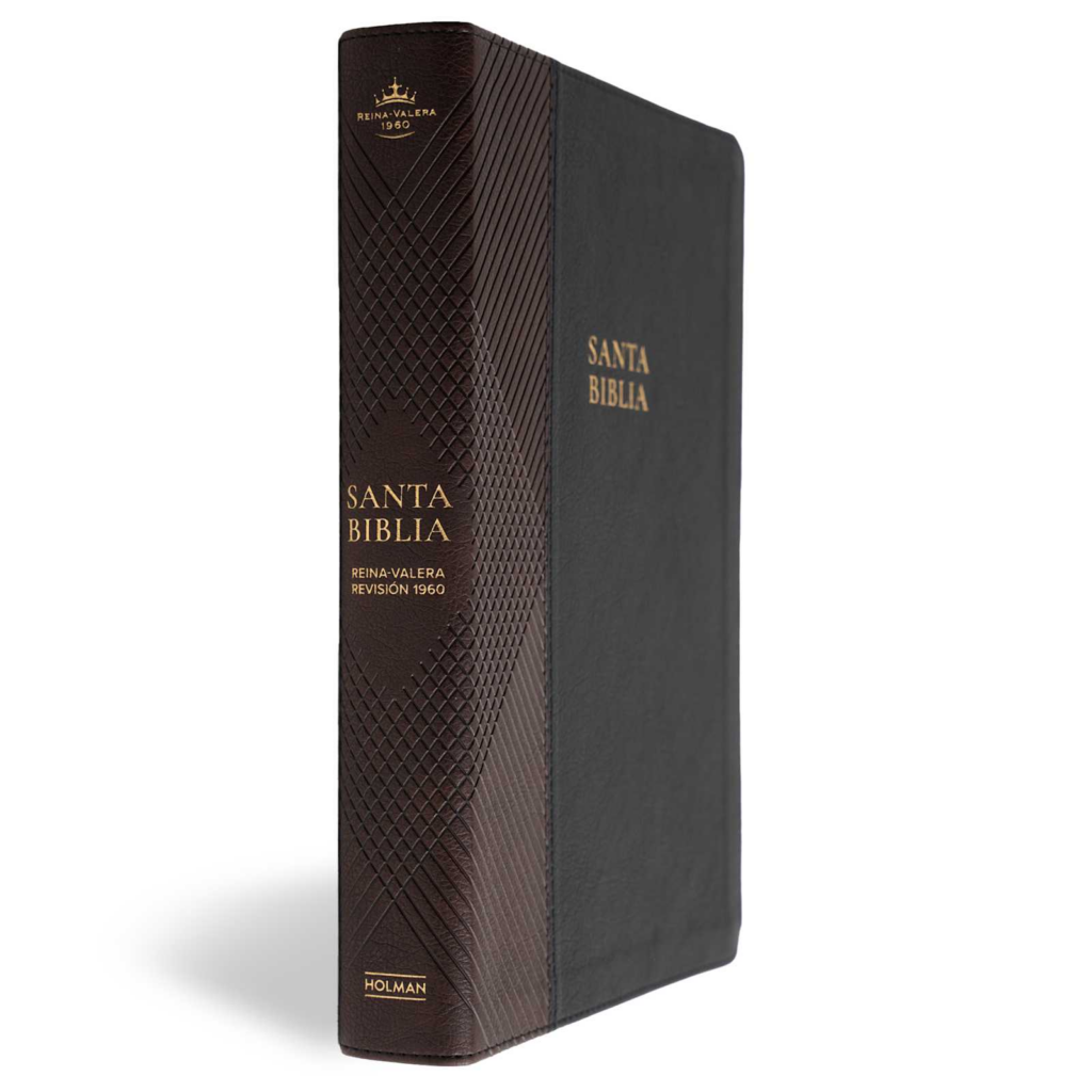 Biblia RVR60 Letra Supergigante Negro Cafe Indice Piel - Imagen 9