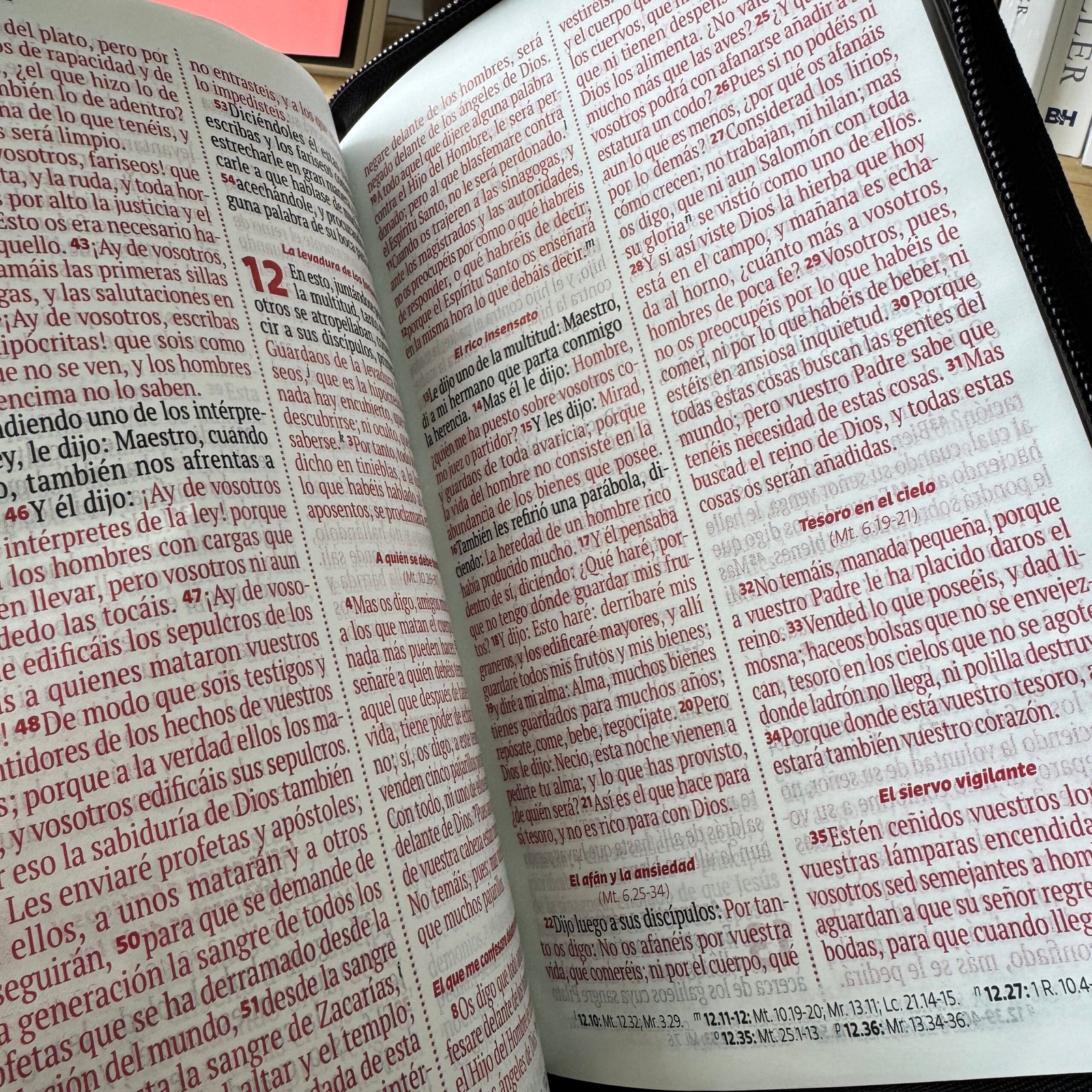 Biblia Letra Grande 12 puntos Reina Valera 1960 Cierre Negro - Imagen 7