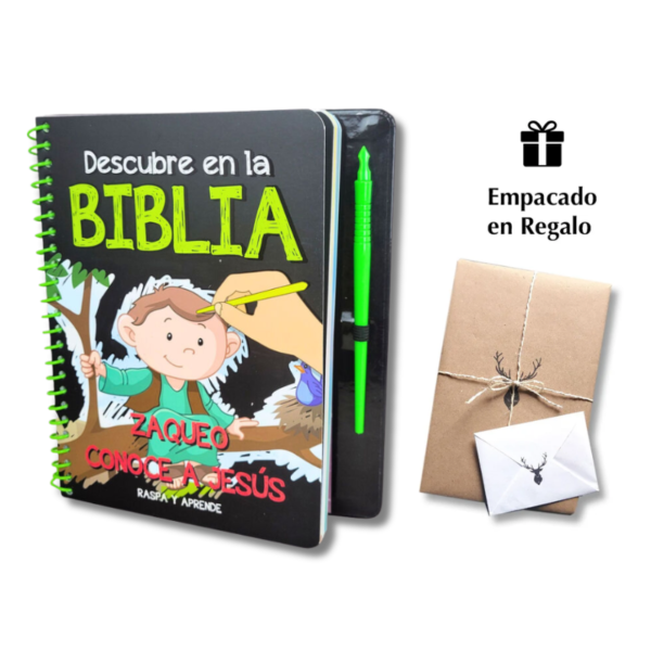 Descubre en la Biblia: Zaqueo conoce a Jesús -Raspa y aprende