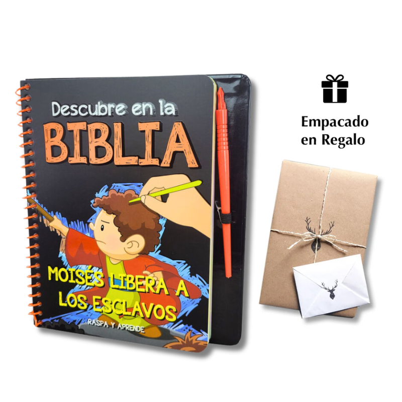 Descubre en la Biblia - Moisés libera a los esclavos - Raspa y Aprende