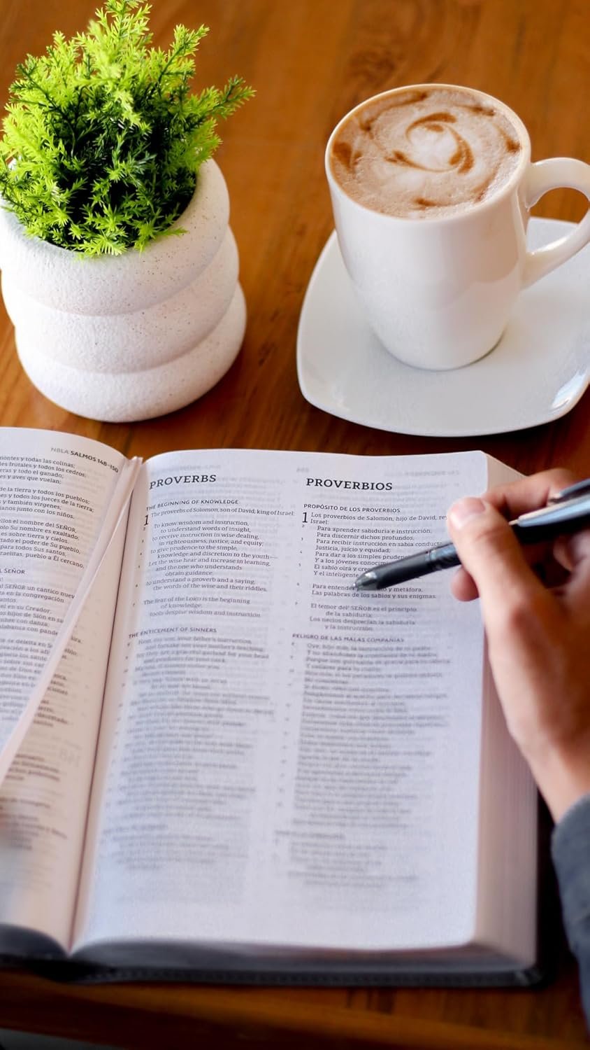 Biblia Bilingüe ESV/NBLA Imitación Piel - Imagen 7