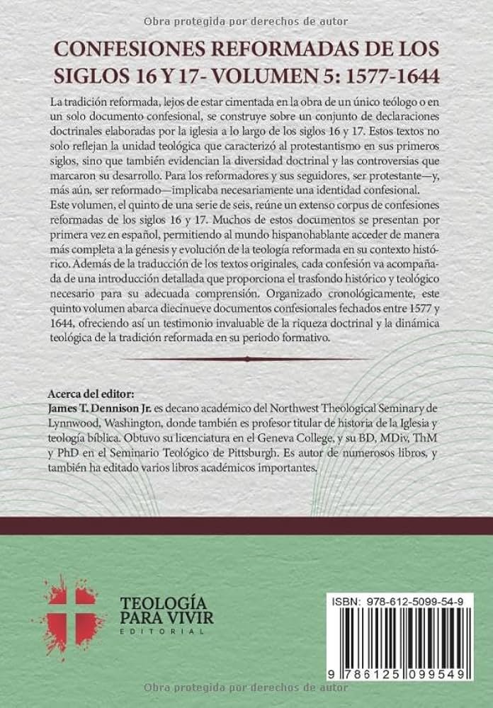 Confesiones Reformadas de los Siglos 16 y 17 / Vol 5 - Imagen 2