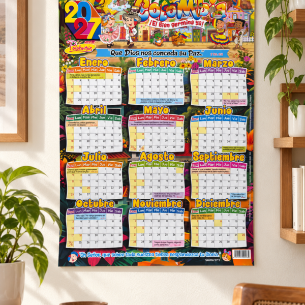 Calendario Pared Palabritas 2027