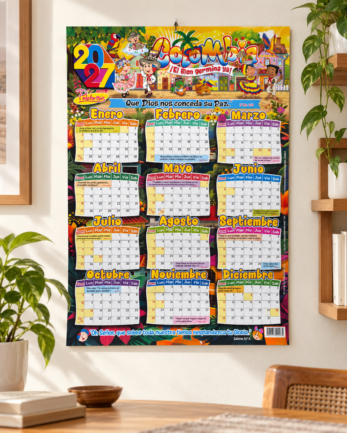 Calendario Pared Palabritas 2027