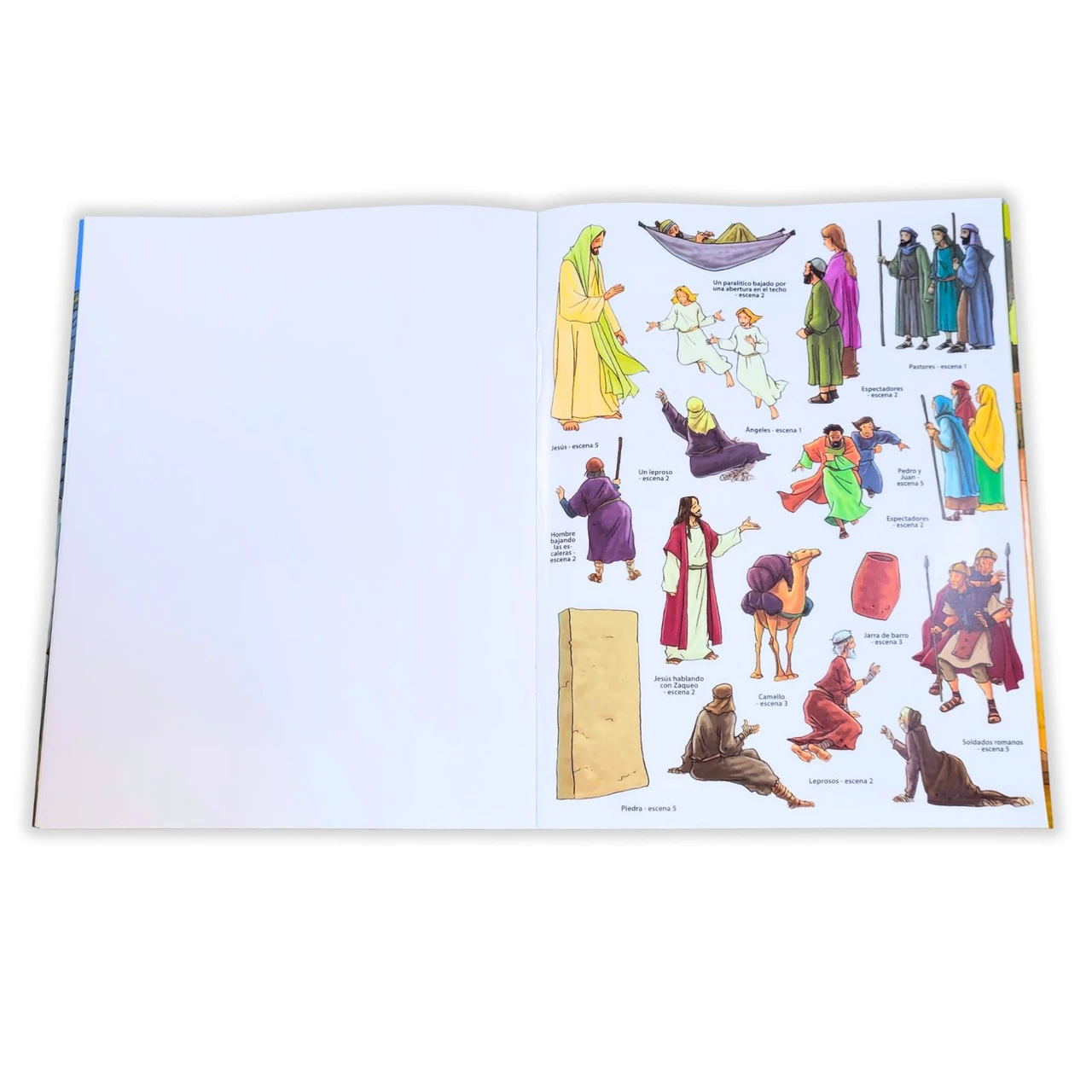 La historia de Jesús - ¡Aprende sobre la vida de Jesús con tu libro de stickers reutilizables! - Imagen 3