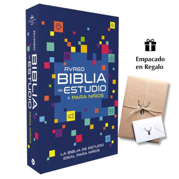 Biblia de estudio para niños RVR60 Tapa Blanda: La Biblia para niños más completa