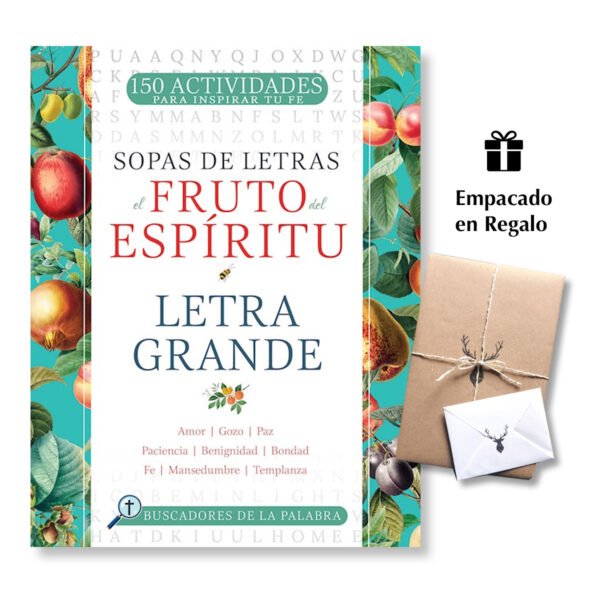 Sopa de Letras: El fruto del Espíritu Letra Grande  - ¿Cómo saber si el Espíritu Santo está activo en tu vida?