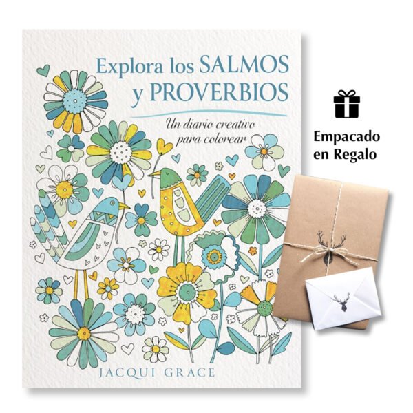 Explora los Salmos y Proverbios: Un diario creativo para colorear